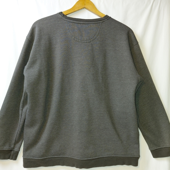 Natural Life Kindness Sweatshirt With Pockets Women's Sz Large Gray Flowers - Picture 2 of 5